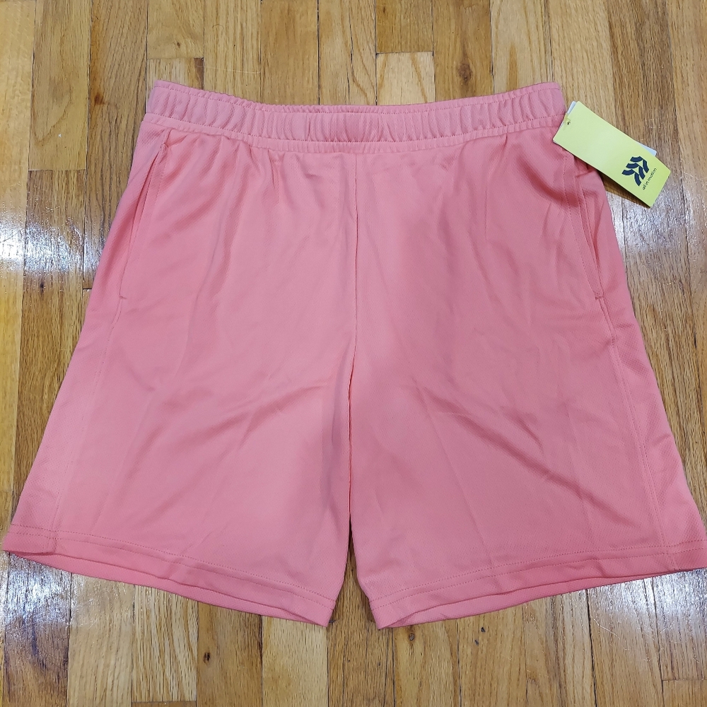 📢 NWT All in Motion Pink Mesh Boy Shorts (Size: All in Motion Kids Coral Shorts